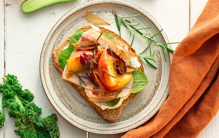 Smörgås med Kalkon & Äpple på Grötbröd - Recept | Pågen